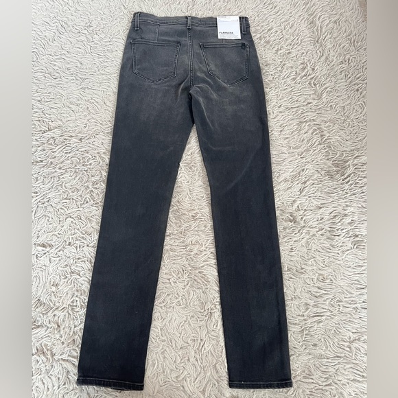 Joe’s Jeans The Bella 11” high rise Skinny ankle split front Gray‎ Size 27 - Picture 4 of 16